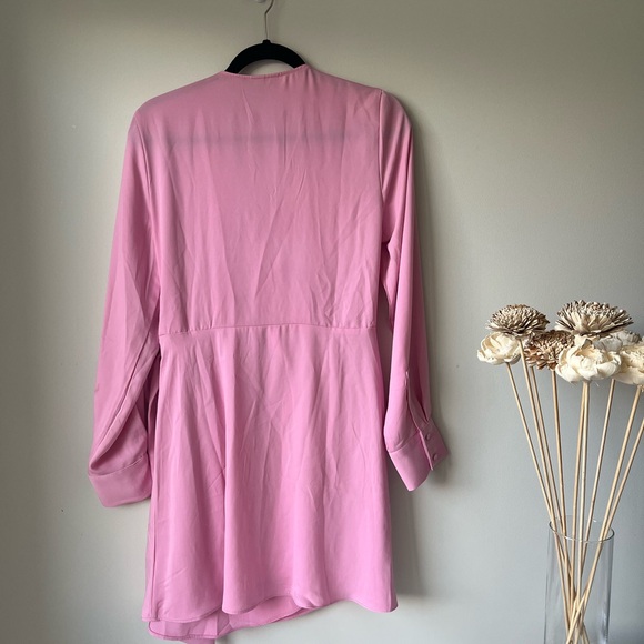Pink HM wrap dress - Picture 3 of 5